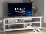 Unikito Corner TV Stand with Power Outlet